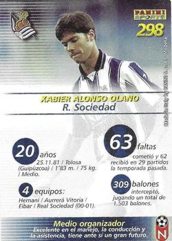 2002-03 Panini Liga Megafichas #298 Xabi Alonso Back