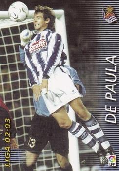 2002-03 Panini Liga Megafichas #305 De Paula Front