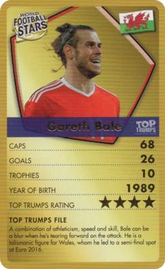 2018 Top Trumps World Football Stars #NNO Gareth Bale Front