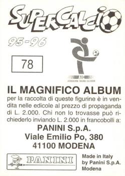 1995-96 Panini Supercalcio Stickers #78 Gianluca Festa Back