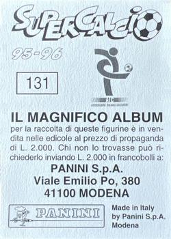 1995-96 Panini Supercalcio Stickers #131 Hristo Stoichkov Back