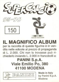 1995-96 Panini Supercalcio Stickers #150 Francesco Baiano Back