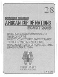 2019 Sphinx African Cup of Nations Stickers #28 Mohamed Salah Back