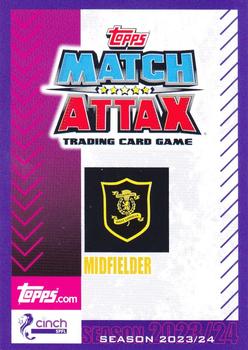 2023-24 Topps Match Attax SPFL - Electric Purple Border #101 Jason Holt Back
