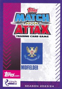 2023-24 Topps Match Attax SPFL - Flaming Red Border #159 Cameron Ballantyne Back