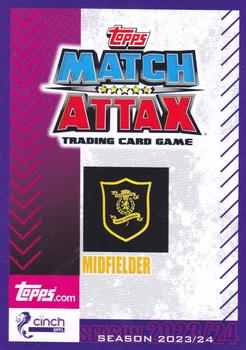 2023-24 Topps Match Attax SPFL - Midnight Black Border #99 Andrew Shinnie Back