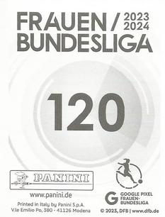 2023-24 Panini Frauen Bundesliga Stickers #120 Sandra Walbeck Back
