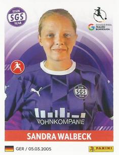 2023-24 Panini Frauen Bundesliga Stickers #120 Sandra Walbeck Front