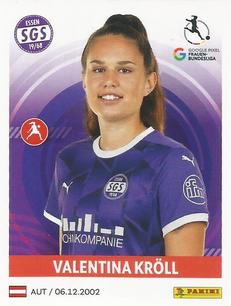 2023-24 Panini Frauen Bundesliga Stickers #121 Valentina Kröll Front