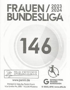 2023-24 Panini Frauen Bundesliga Stickers #146 Selina Vobian Back