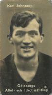 1931-32 Coralli Fotboll #18 Karl Johnsson Front