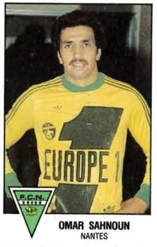 1978-79 Panini Football 79 (France) #142 Omar Sahnoun Front
