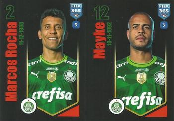2024 Panini FIFA 365 Stickers #41a/41b Marcos Rocha / Mayke Front