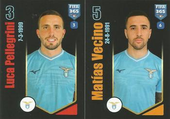 2024 Panini FIFA 365 Stickers #332a/332b Luca Pellegrini / Matías Vecino Front