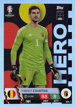 2024 Topps Match Attax Euro 2024 Germany #BEL1 Thibaut Courtois Front