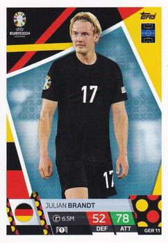 2024 Topps Match Attax Euro 2024 Germany #GER11 Julian Brandt Front