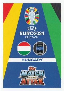 2024 Topps Match Attax Euro 2024 Germany #HUN13 László Kleinheisler Back
