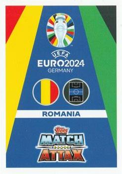 2024 Topps Match Attax Euro 2024 Germany #ROM15 Răzvan Marin Back