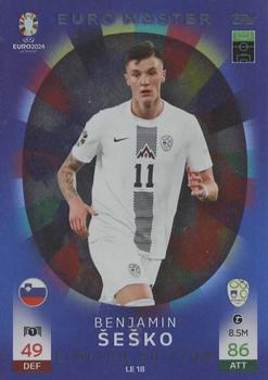 2024 Topps Match Attax Euro 2024 Germany - Limited Edition #LE18 Benjamin Šeško Front