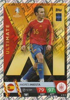 2024 Topps Match Attax Euro 2024 Germany - Ultimate XI #UXI5 Andres Iniesta Front