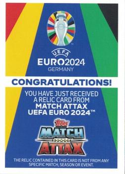 2024 Topps Match Attax Euro 2024 Germany - Centurion Relic #CM2 Romelu Lukaku Back