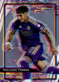 2023 Finest MLS - Base Set Hologlow Variation #H-17 Facundo Torres Front