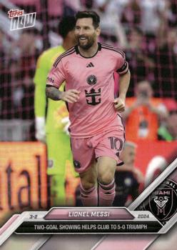 2024 Topps Now MLS #12 Lionel Messi Front