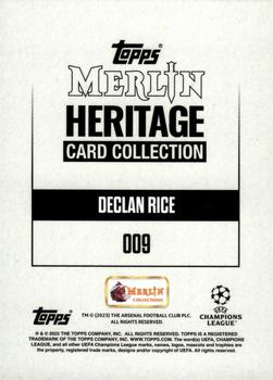 2023-24 Merlin Heritage UEFA Club Competitions #009 Declan Rice Back