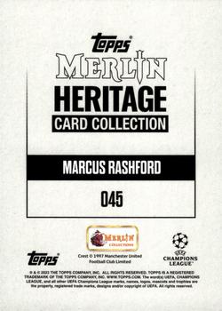 2023-24 Merlin Heritage UEFA Club Competitions #045 Marcus Rashford Back