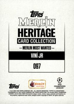 2023-24 Merlin Heritage UEFA Club Competitions #097 Viní Jr Back