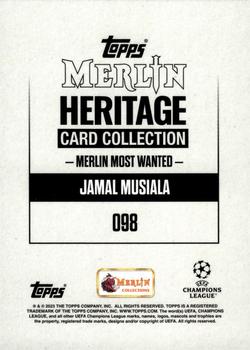 2023-24 Merlin Heritage UEFA Club Competitions #098 Jamal Musiala Back