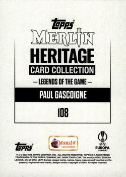2023-24 Merlin Heritage UEFA Club Competitions #108 Paul Gascoigne Back