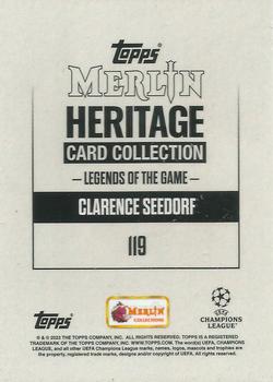 2023-24 Merlin Heritage UEFA Club Competitions #119 Clarence Seedorf Back