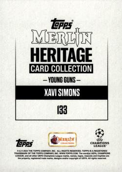 2023-24 Merlin Heritage UEFA Club Competitions #133 Xavi Simons Back