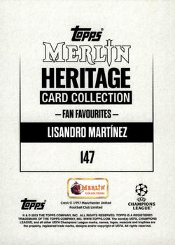 2023-24 Merlin Heritage UEFA Club Competitions #147 Lisandro Martínez Back