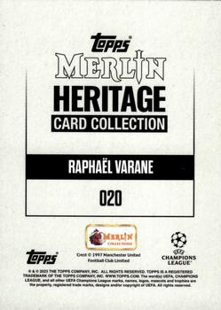 2023-24 Merlin Heritage UEFA Club Competitions - Purple #020 Raphaël Varane Back