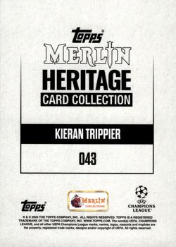 2023-24 Merlin Heritage UEFA Club Competitions - Purple #043 Kieran Trippier Back