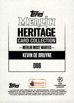 2023-24 Merlin Heritage UEFA Club Competitions - Purple #096 Kevin De Bruyne Back