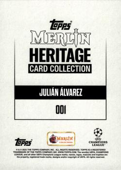 2023-24 Merlin Heritage UEFA Club Competitions - Green #001 Julián Álvarez Back