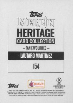 2023-24 Merlin Heritage UEFA Club Competitions - Green #154 Lautaro Martínez Back