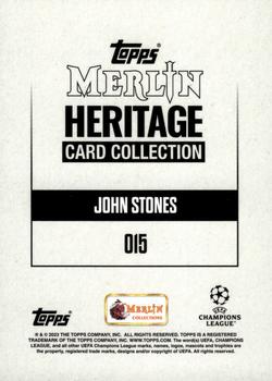 2023-24 Merlin Heritage UEFA Club Competitions - Blue #015 John Stones Back