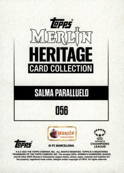 2023-24 Merlin Heritage UEFA Club Competitions - Pink #056 Salma Paralluelo Back