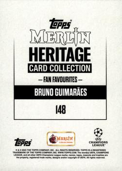 2023-24 Merlin Heritage UEFA Club Competitions - Pink #148 Bruno Guimaraes Back