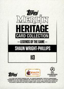 2023-24 Merlin Heritage UEFA Club Competitions - Red #113 Shaun Wright-Phillips Back