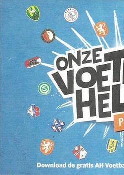2019-20 Albert Heijn Onze Voetbal Helden #9 Marten de Roon Back