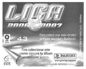 2006-07 Panini Liga Este Stickers (Mexico Version) #43 Victor Valdes Back