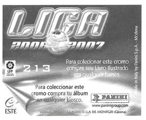 2006-07 Panini Liga Este Stickers (Mexico Version) #213 Emerson Back