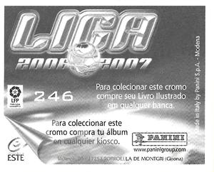 2006-07 Panini Liga Este Stickers (Mexico Version) #246 Josetxo Back