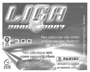 2006-07 Panini Liga Este Stickers (Mexico Version) #300 Calle Back