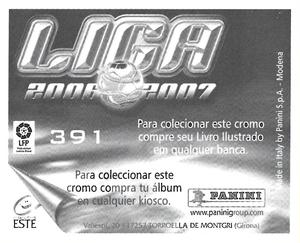 2006-07 Panini Liga Este Stickers (Mexico Version) #391 Celades Back